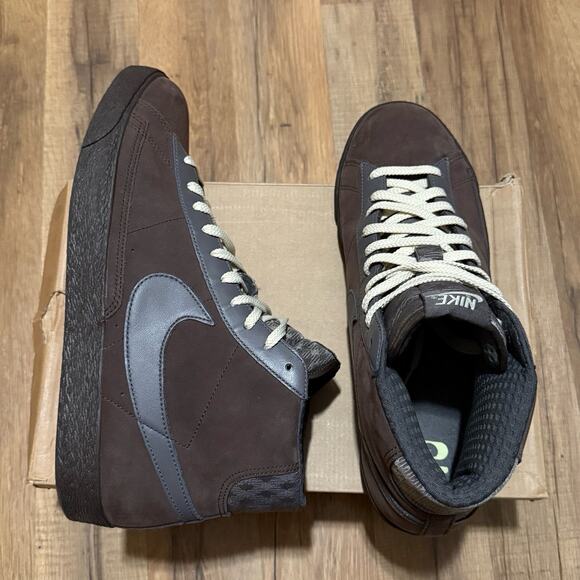2008 Nike Blazer High Premium Dark Cinder Midnight Fog main image 11